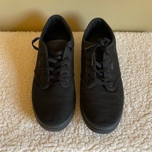 Vans Black on Black Women’s Shoes. Size 8.